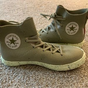 Men’s converse chuck taylor all stars knit high tops renew never worn